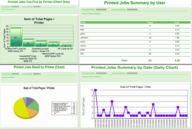 usage report